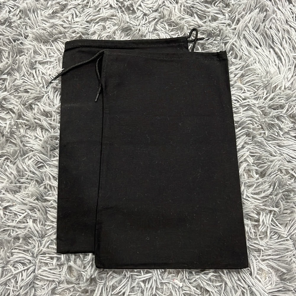 NEW • Chanel • Set of 2 Drawstring Dust Bags Black White - Picture 2 of 2